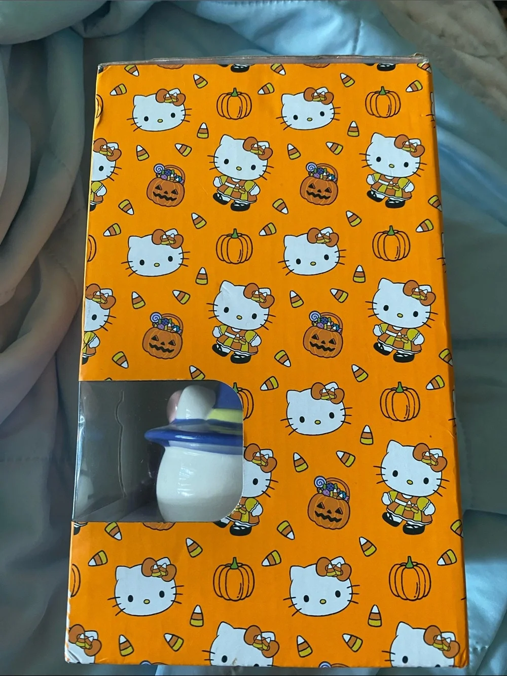 Hello Kitty Orange Box with Purple Hat and Pink Bow Reed Diffuser